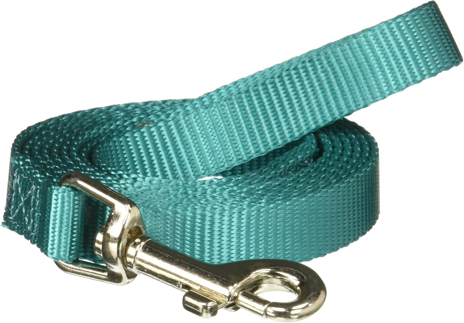 Zack & Zoey Basic Nylon Dog Leash, 4-Feet X 5/8-Inch Lead, Chocolate