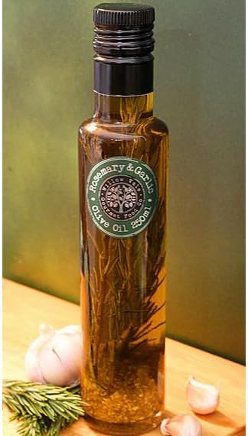 Premium Australian Rosemary & Garlic Olive Oil &ndash; 250Ml Bottle by Willow Vale Gourmet Food Co.