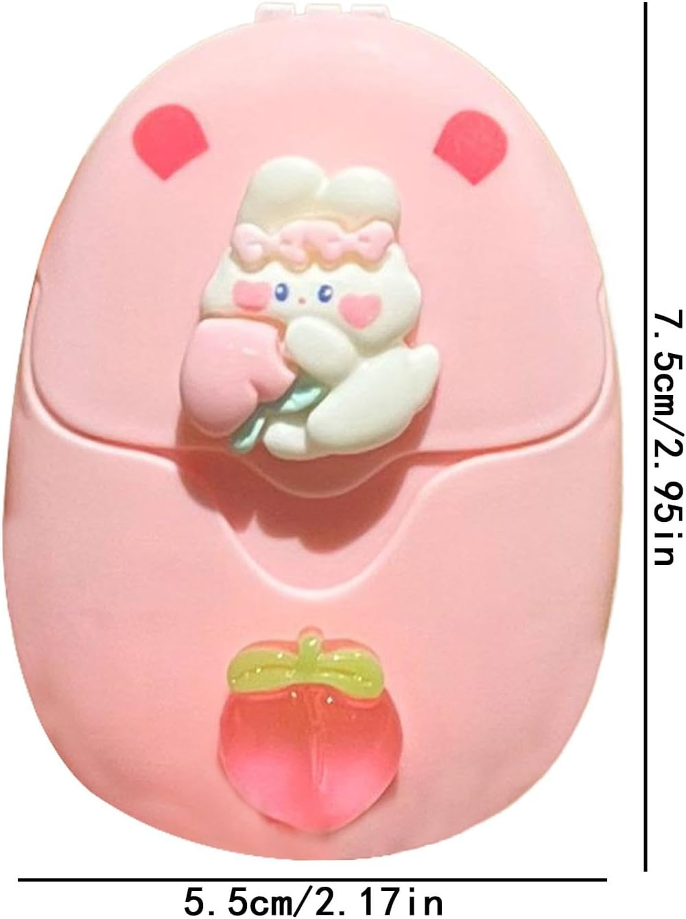 Iouyjiu Soap Paper Sheets, Travel Soap Slices, Compact Handwashing Paper, Cartoon Design, 50 Pieces, Convenient for Picnics, Camping, or Outdoor Activities, 2.95 X 2.17 Inches image number 4