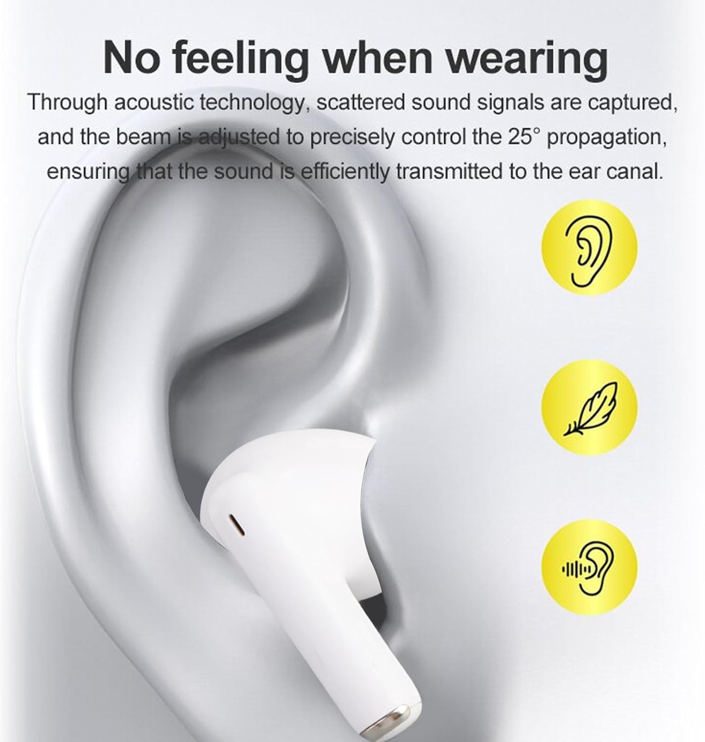 YUEHISY AI Translation Earbuds Real Time, 164 Language Translator Bluetooth 5.4 Wireless, Noise Cancelling Earbuds, 7 Modes, for Travel Business Learning image number 4