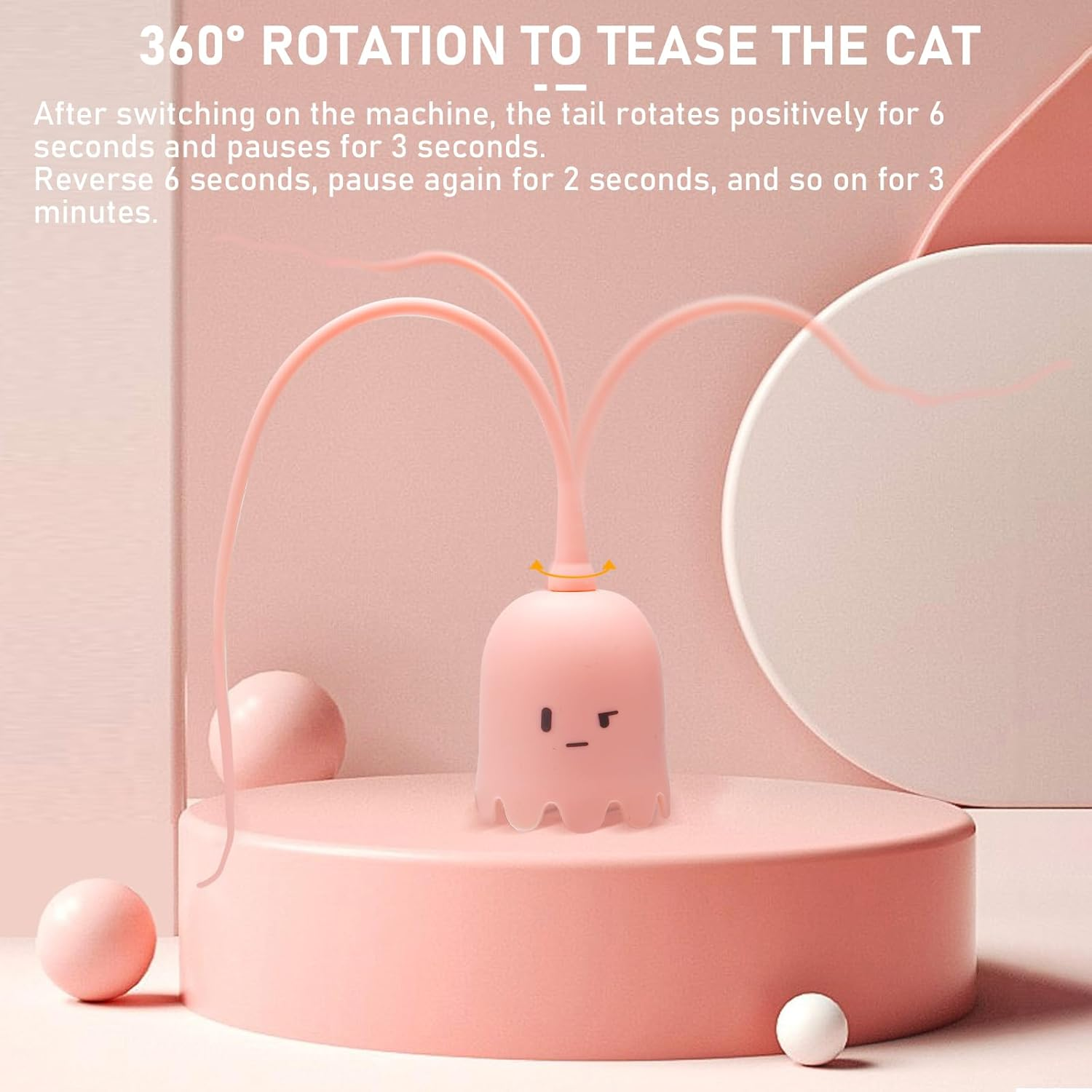 HENGBIRD Electric Cat Toy, Interactive Cat Toy, Self-Employment, Electronic Cat Toy, Cat Toy, Cat Intelligence Toy image number 3