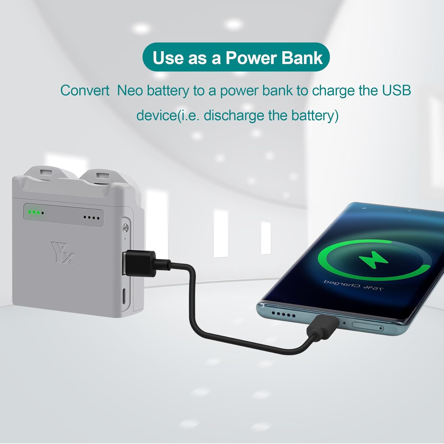 Parallel Charger with Storage Charge for DJI Neo Battery, Two-Way Charging Hub,Fast Charge Two Batteries Drone Accessories image number 1