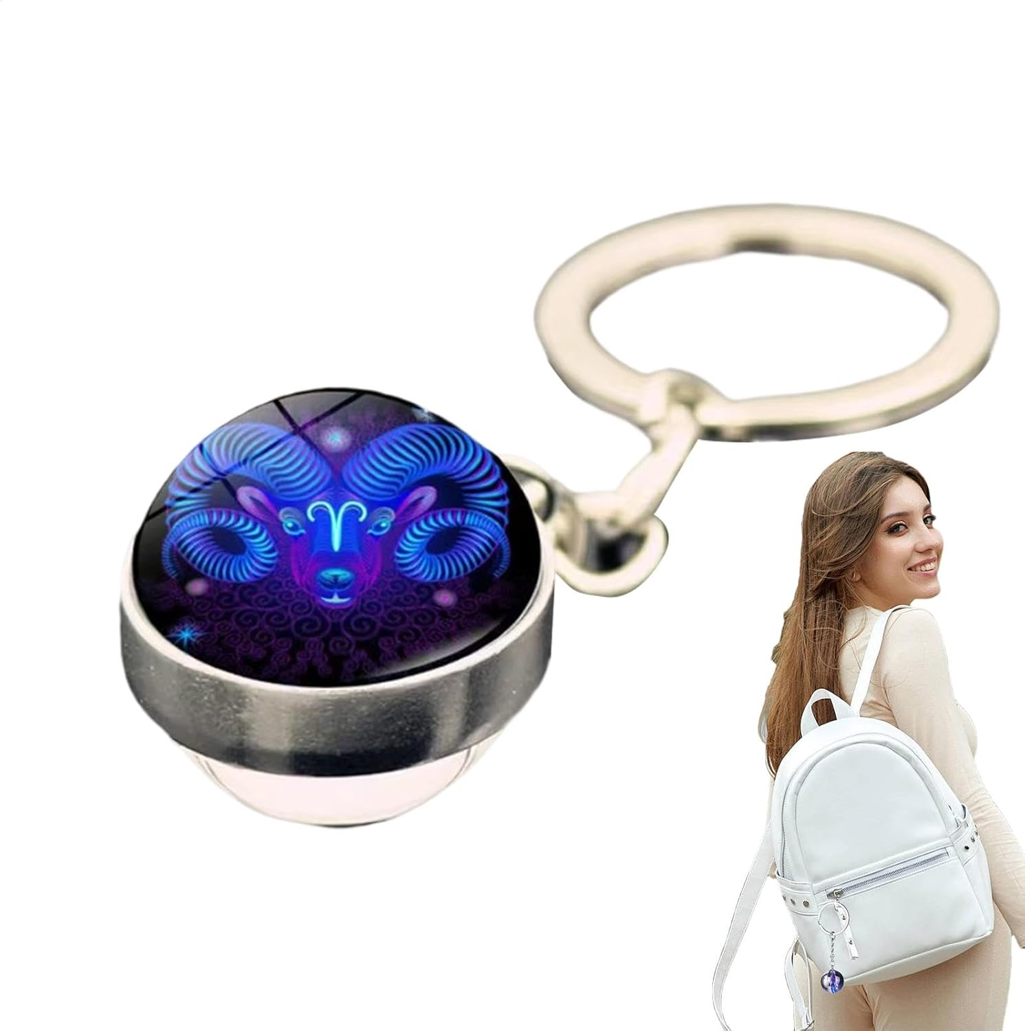 Duroecsain Key Chain Magic, Constellation Key Chains, Star Cup Accessories, Glow in the Dark Pendant, Car Ornament for the Keys, Backpack