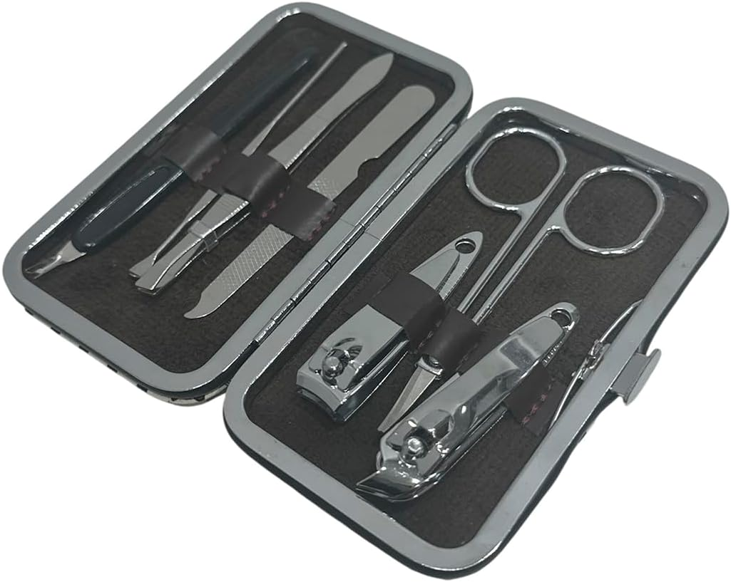 Travel Manicure Set, Manicure Set for Travel, Manicure Set, Nail Clippers, Nail File, Small Scissors, Tweezers, Travel Manicure Set image number 4