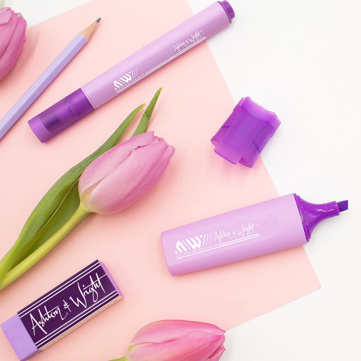 Ashton and Wright - Electroglide Triangular Highlighters - Pastel 6 Pack image number 4