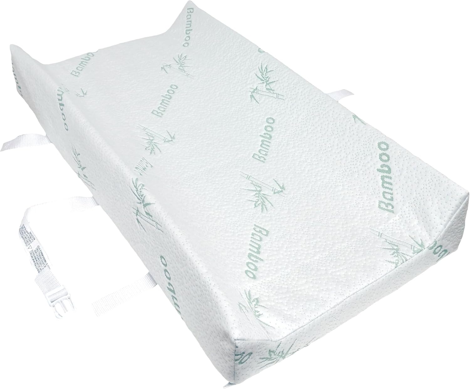 Fond + Found Waterproof Changing Pad, Washable Bamboo Cover Contour Diaper Changing Pad for Baby Changing Table Pad, Dresser Top, Hypoallergenic Cover image number 6