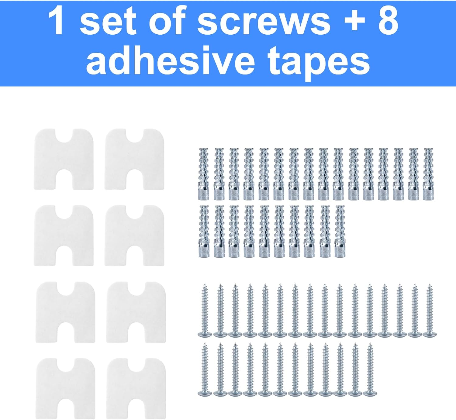 70Pcs Baby Gate Replacement Parts, Retractable Baby Gate Parts Baby Gate Extender Baby Gate Mounting Kit for 55" W X 33" H Baby Gate image number 6