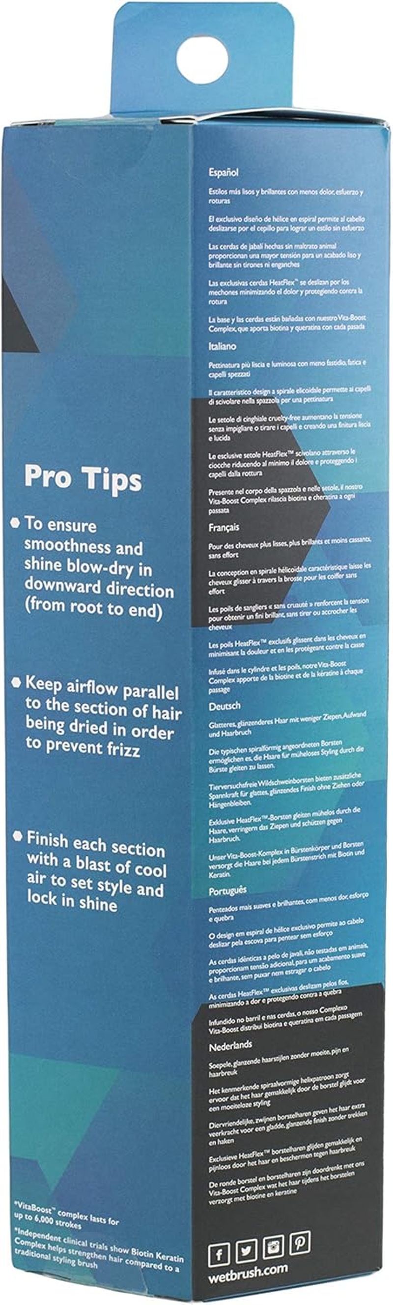 Wet Brush Smooth and Shine round Hair Brush image number 2