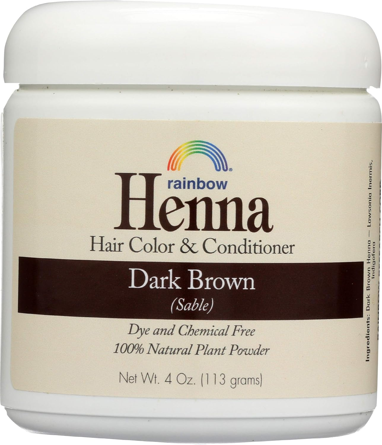 (Blonde) - Rainbow Research Henna Persian Blonde Hair Colour and Conditioner Organic 113 G