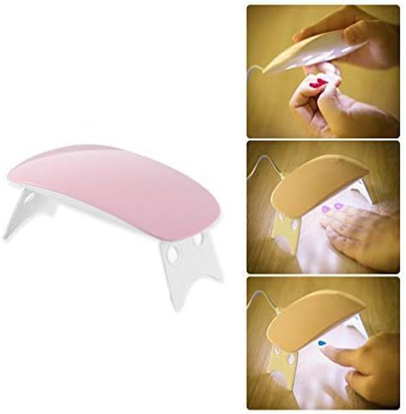 SUN BEAUTY GLOBAL Nail Dryer Mini, 6W LED UV Portable Nail Dryer Curing Lamp Light for Gel Based Polish USB Power with 45S/60S Timer Setting image number 6