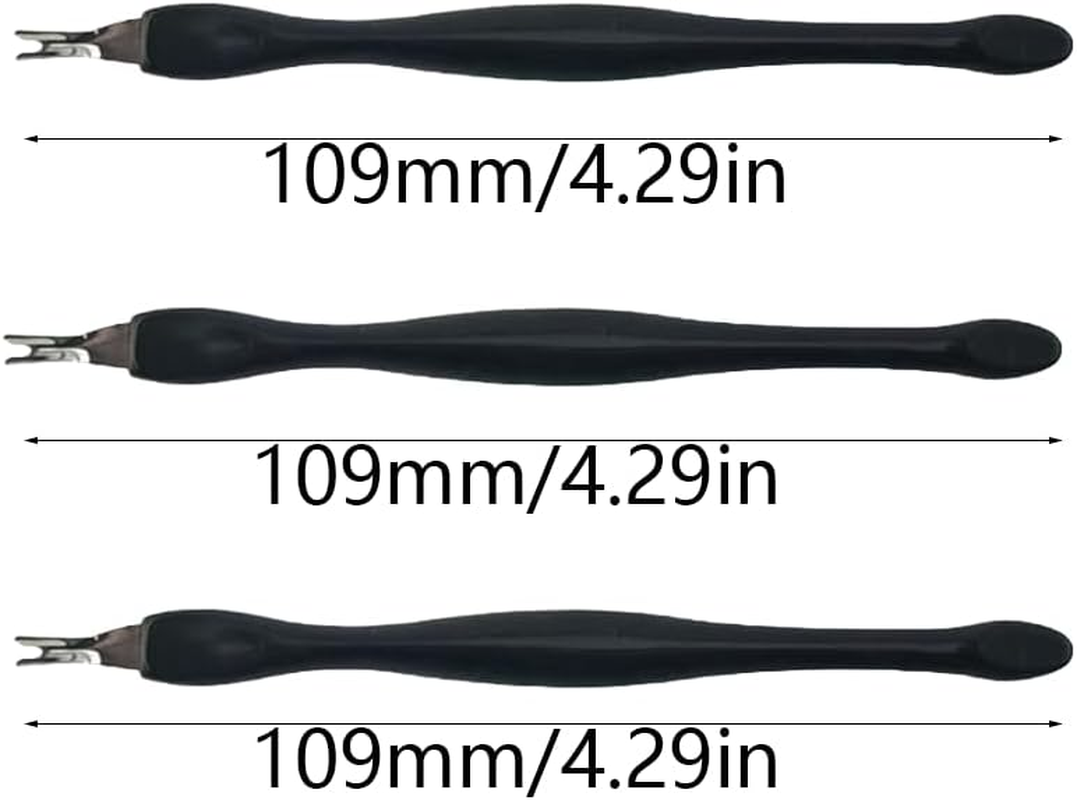 Cuticle Trimmer, 3 Pcs Cuticle Remover, Cuticle Pusher, Nail Cuticle Remover, Nail Art Tools, Nail Cleaner Tool image number 1