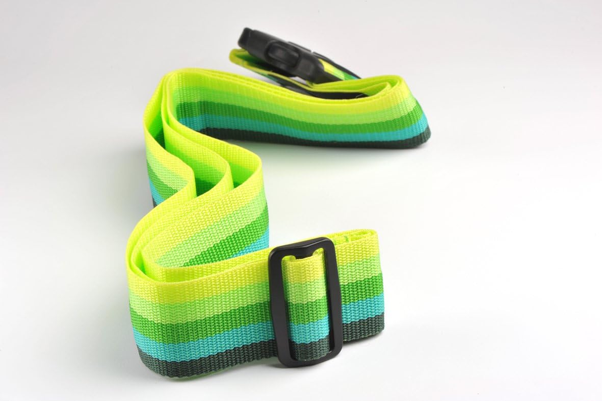 Travel Blue Luggage Straps - Multicolour Suitcase Straps for Easy Recognition - 80" X 2" Durable Polypropylene with Nylon Buckle, Integral Address Label - Secure Luggage Straps for Suitcases image number 2