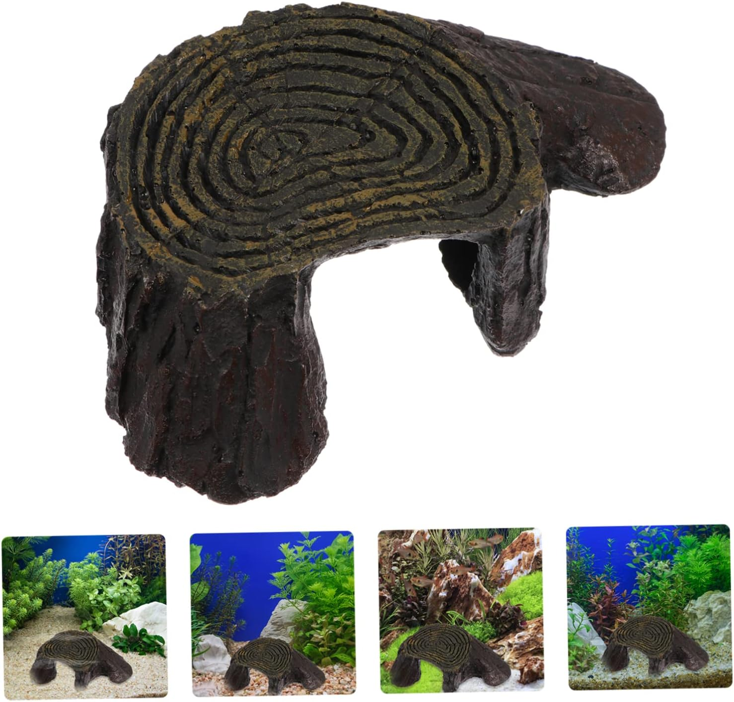 WEKAMOS Tortoise Basking Platform Resin Floating Climbing Terrace for Aquarium Reptile Pets Fish Tank Decor image number 5