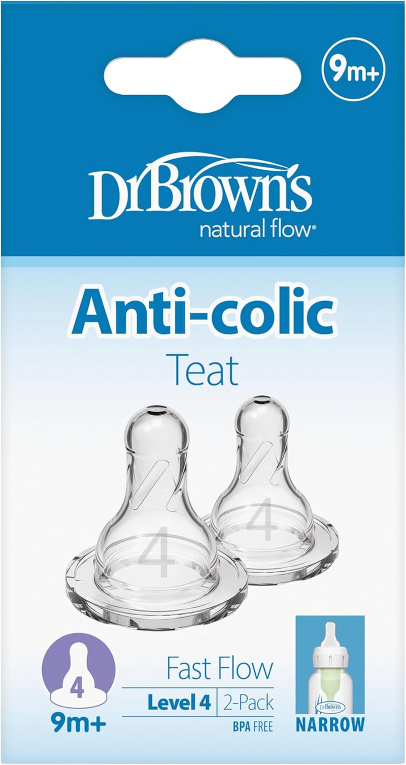 Dr. Brown'S Options with Level 4 Narrow Neck Teats 2 Pack, image number 5