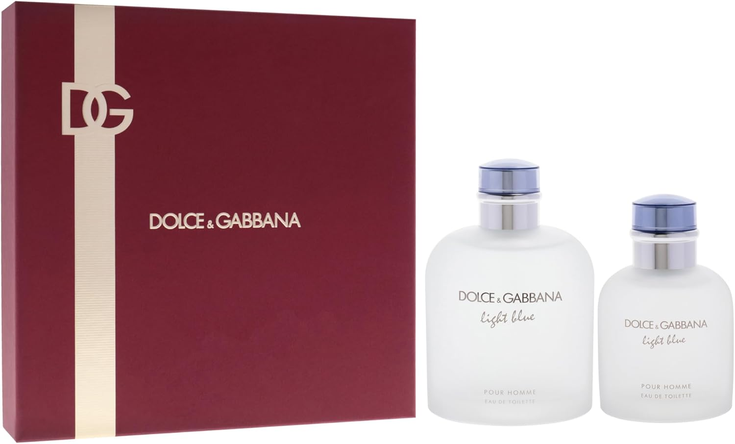 Light Blue by Dolce and Gabbana for Men - 2 Pc Gift Set 6.7Oz EDT Spray, 2.5Oz EDT Spray image number 2