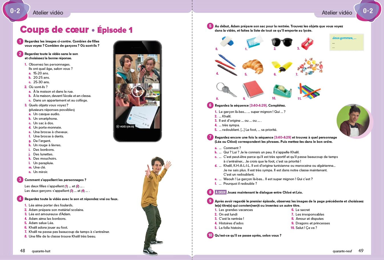Nouvelle G&eacute;n&eacute;ration. Niveau A1. Con Cahier. per Le Scuole Superiori: Livre De L'Eleve + Cahier D'Activites A1 + Didier image number 6