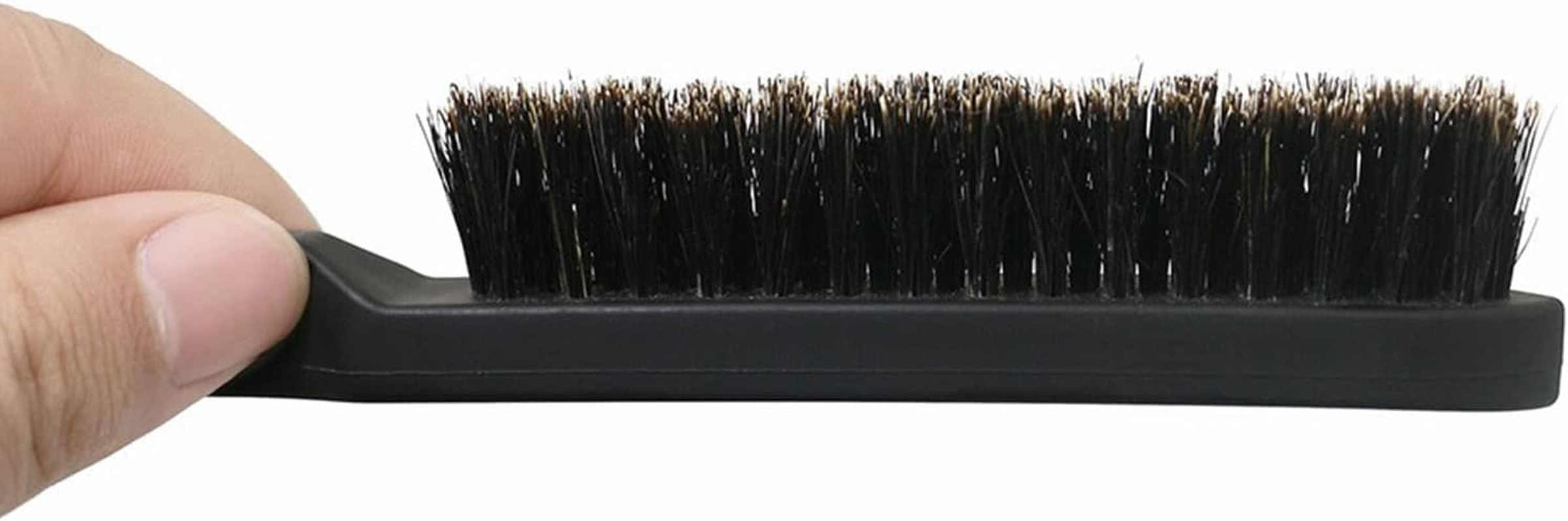 1 X Crepe Hair Brush with Mixed Bristles, Boar Bristles Brush Hair, Toupee Brush, Hair Brush, Hair Styling Appliances, Styling Accessories, Brushes, Professional Salon Comb for Long image number 4