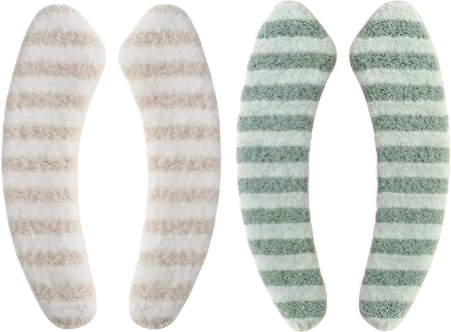 2Packs Toilet Seat Covers & 1 Hand Lid Lifter(Color Randomly) Combo, Universal Fit for All Standard Toilets, Anti-Slip & Warm Design (Beige and Green) image number 4