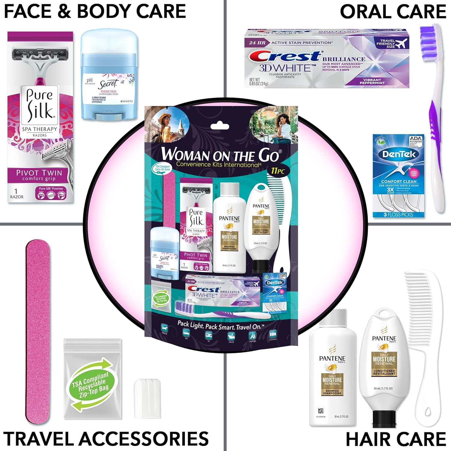Convenience Kits International Women'S Kit, Multicolor image number 1