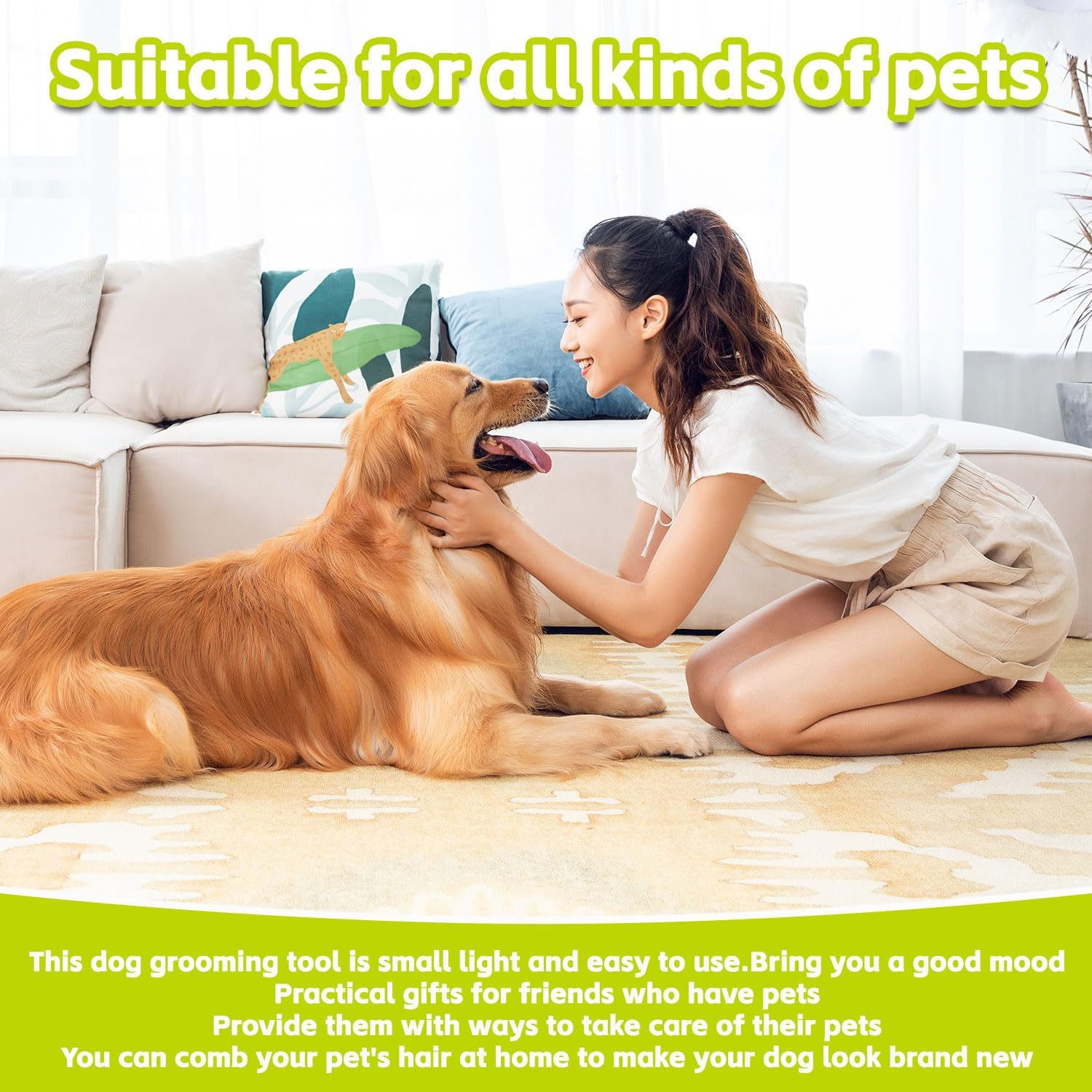 Pet Knotting Comb, Pack of 2 Cat Dematting Knives, Dematting Knife with Steel Blade, Knot Comb for Cats, Dematting Comb for Dogs, Knotting Comb Cats, for Removing Matted and Loose Hair image number 5