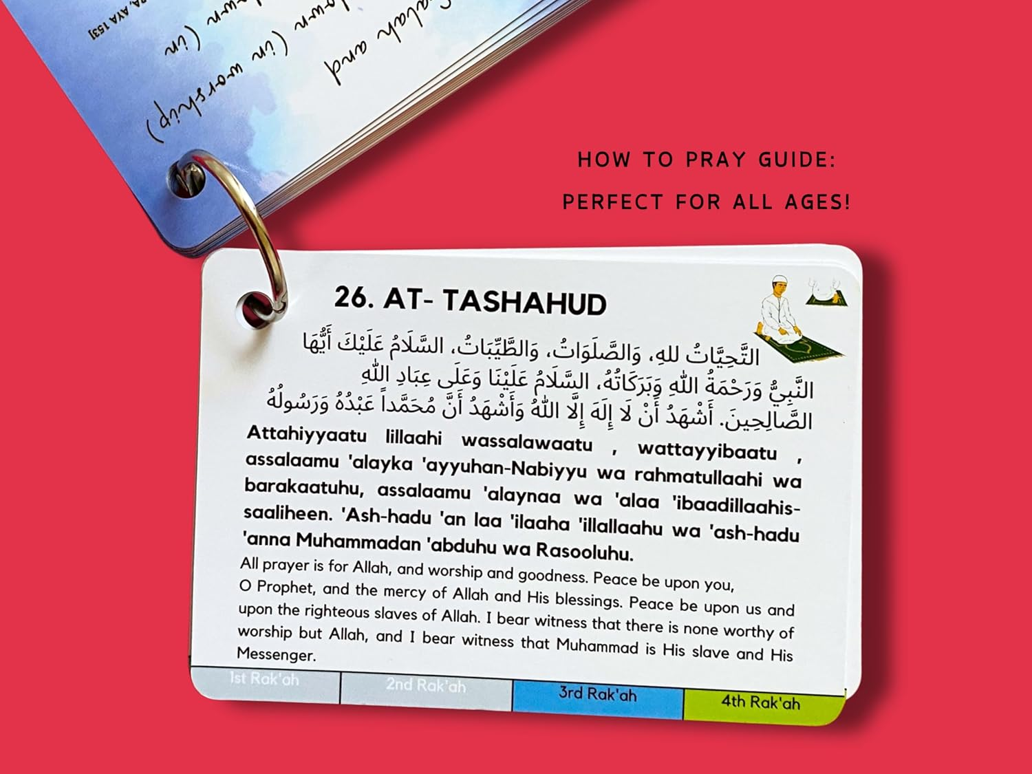 Islamic Salah Cards, How to Perform Salah, Step by Step Prayer Instructions, How to Pray in Islam, Muslim Kids Reverts Gift, Arabic, Quran, Islamic Gift