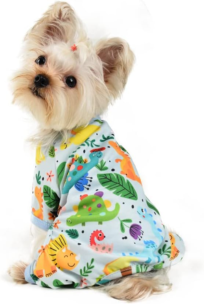Dog Pajamas Dog Soft Dog Jammies Pet Dog Clothes, Lightweight (Baby Blue, XXL) image number 2