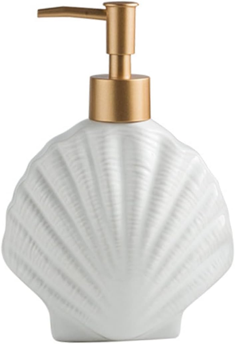 FELTECHELECTR Ceramic Bathroom Dispensing Bottle Hand Soap Pump Slim Compact Dispenser image number 4