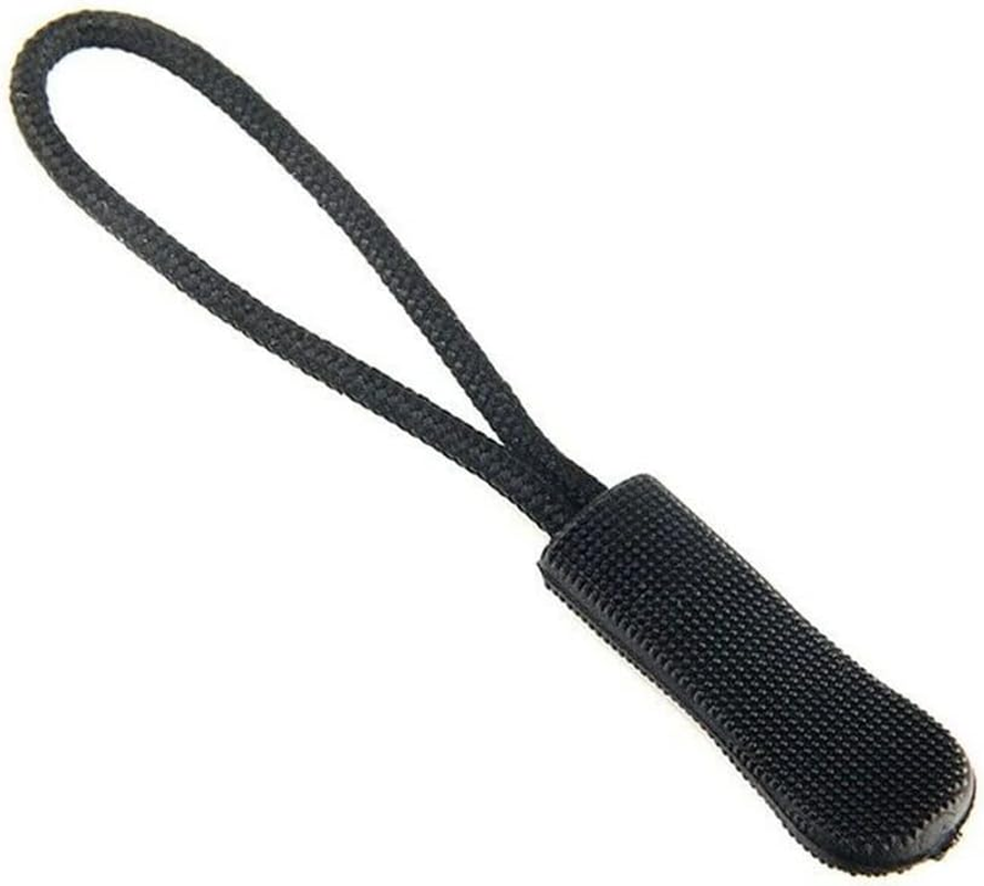 Zipper Pulls Zipper Pullers Replacement Broken Zip Cord Puller Black Red X 10 Red