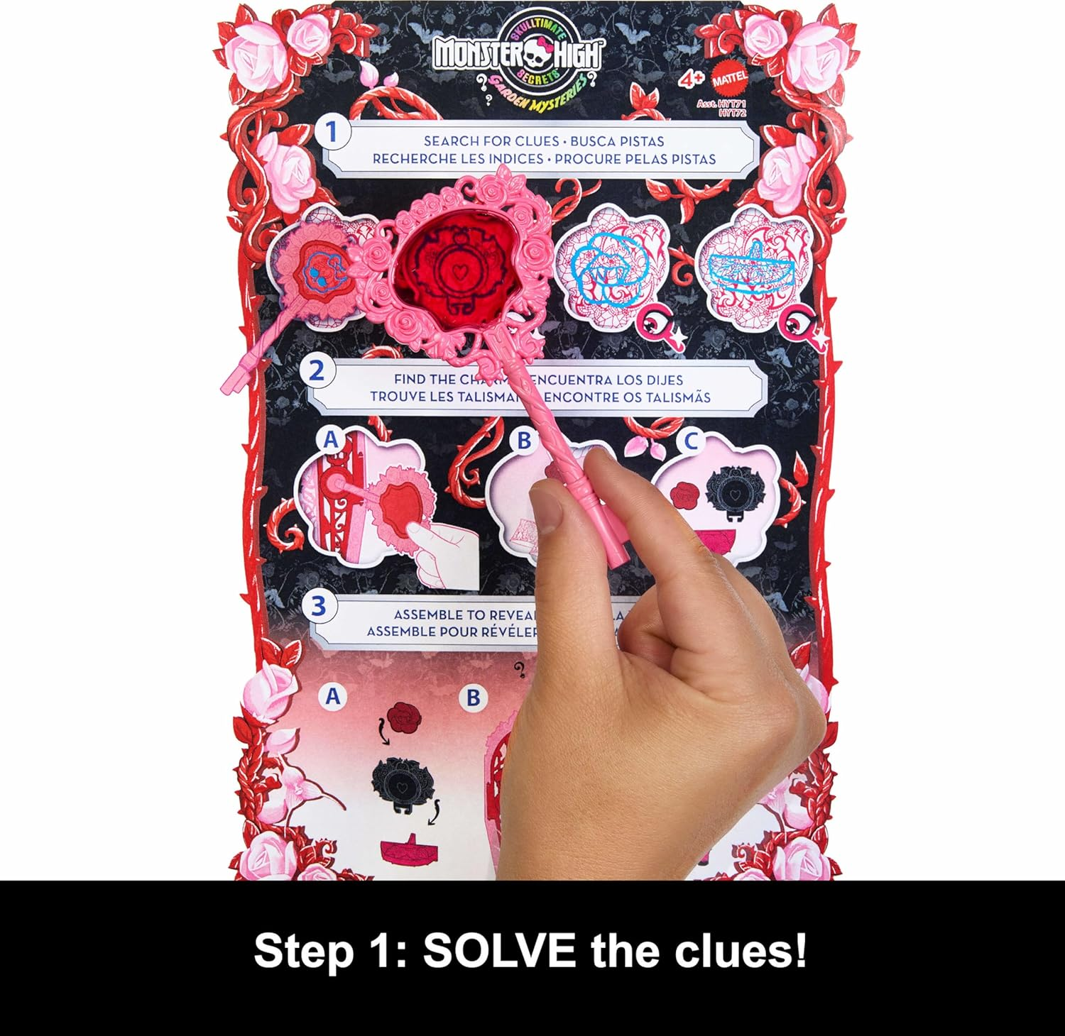 Monster High Skulltimate Secrets Doll & Accessories Set, Garden Mysteries Draculaura with Reveal Closet & 19+ Tea Party Surprises like Clothes image number 5