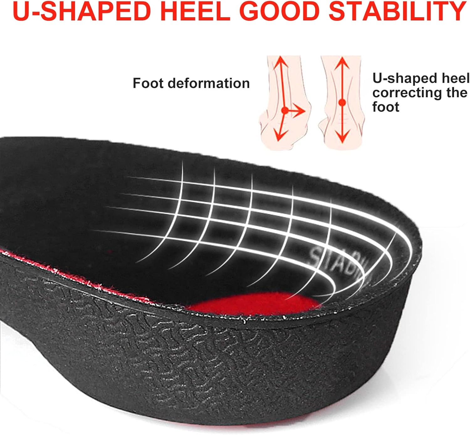 Plantar Fasciitis Orthotic Shoe Insoles - High Arch Support Inserts for Dispersal Heel Pressure and Pain Relief, Designed for Plantar Fasciitis Relief Say for Men and Women (L（43-46）)