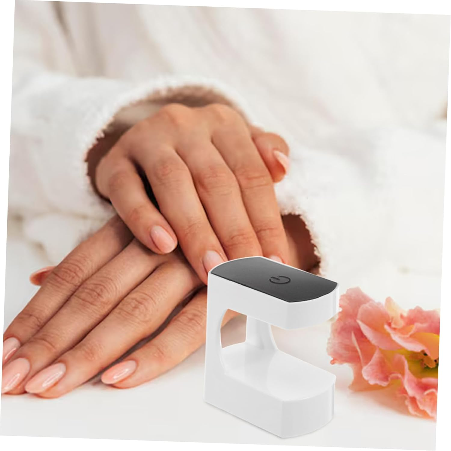 TOPPERFUN 2Pcs Portable Mini UV Nail Lamp USB LED Gel Polish Dryer for Home and Travel Compact Energy Saving Nail Polish Dryer for Manicure Starters and Salon Use image number 4