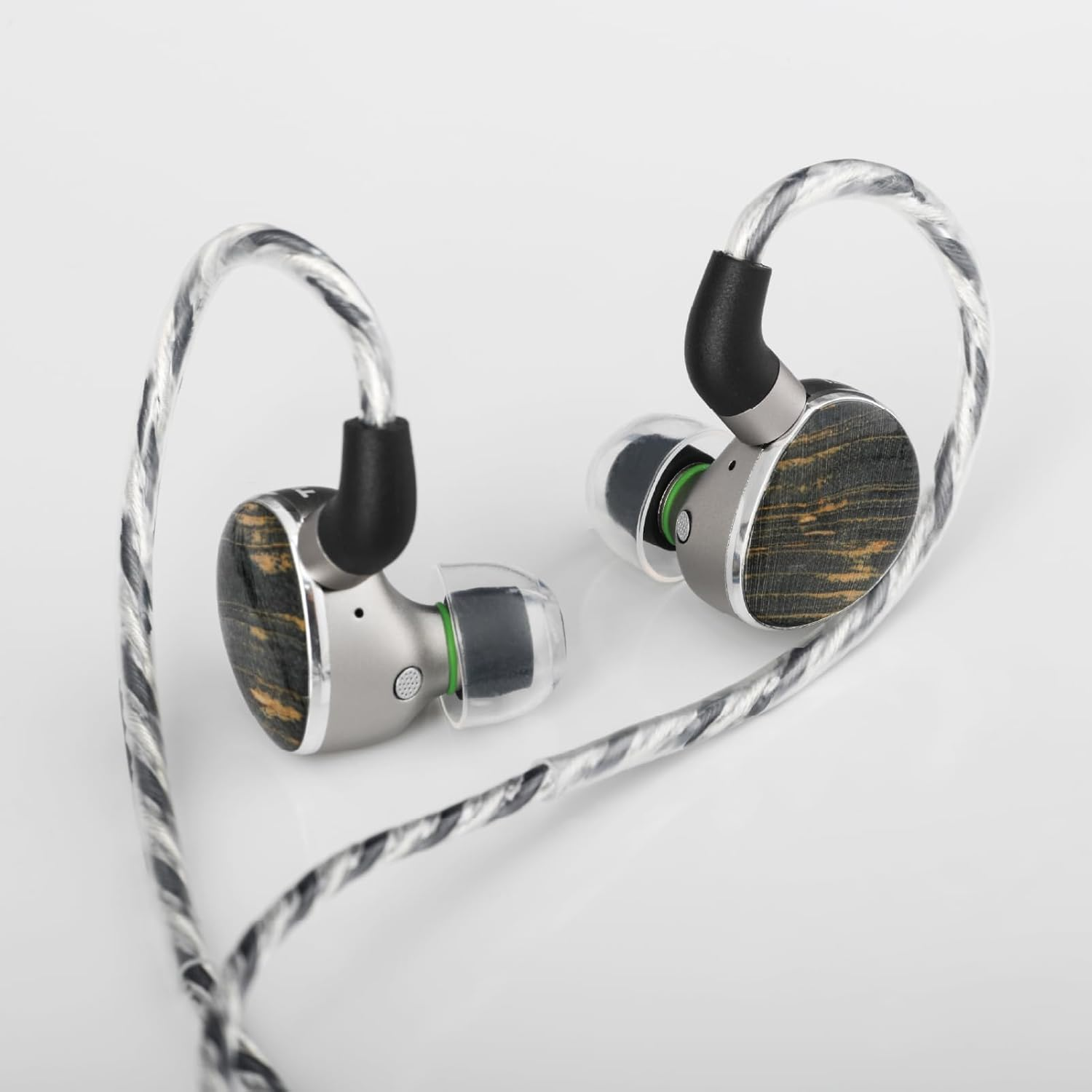 TINHIFI T6 Hifi In-Ear Monitor IEM, 1DD + 1 Planar Hybrid Wired Earphones, Flagship Dynamic Driver, Detachable Cable, Gaming and Studio Audiophile Earbuds (Silver, T6 Type-C+Mic) image number 3