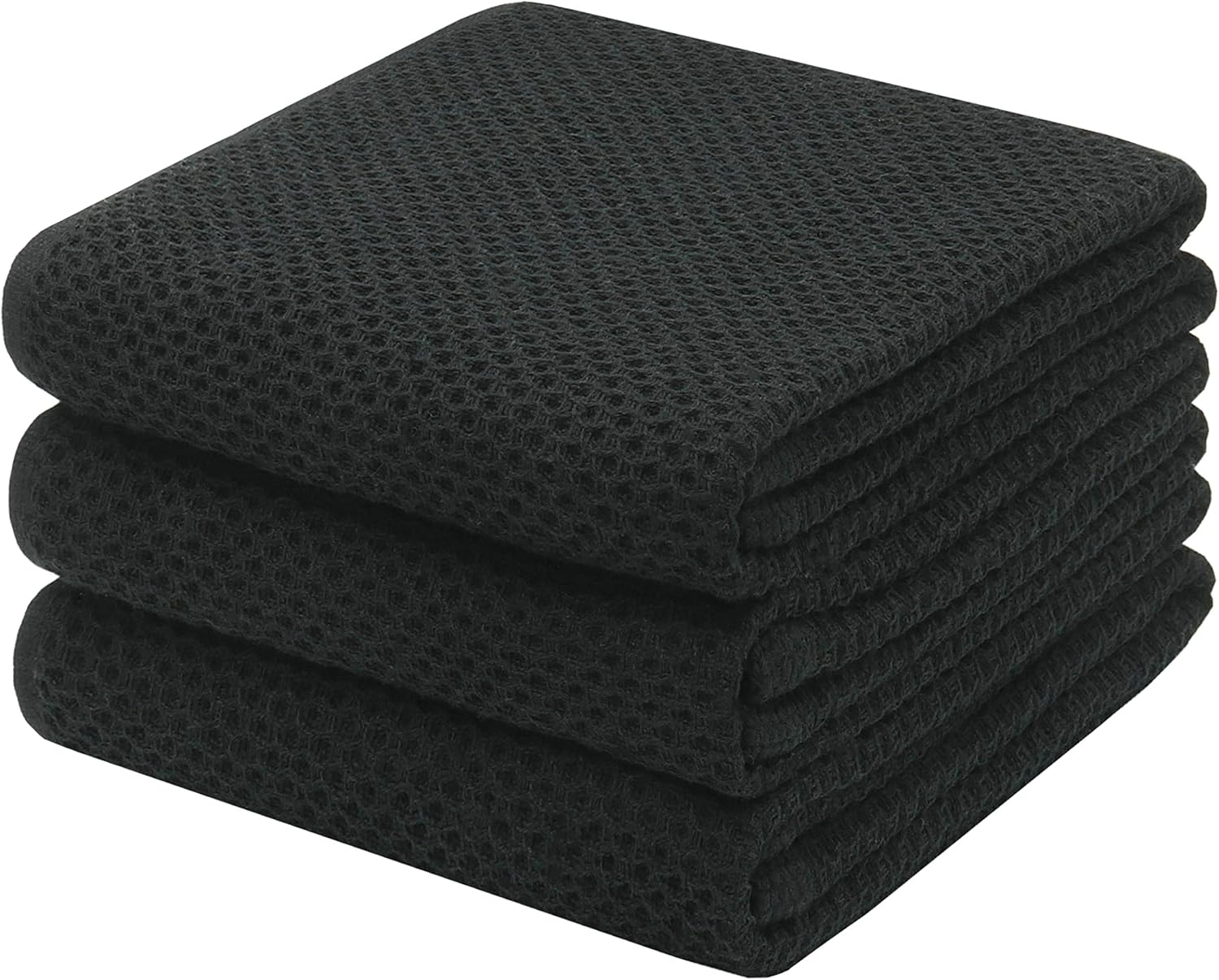 Mia'Sdream Cotton Hand Face Head Towel Waffle Weave Kitchen Tea Towel Dish Towels, Soft and Absorbent Bath Guest Gym Towel Washcloths, 13Inch X 28Inch 3 Pack(Multi Color)