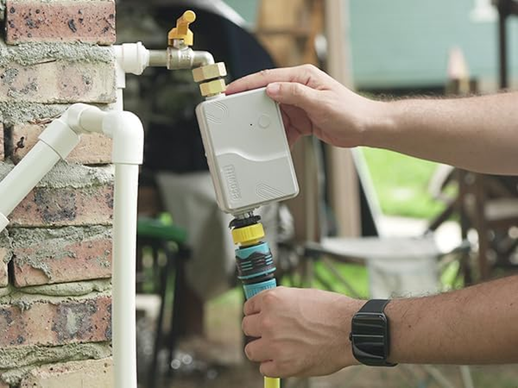 ECOWITT Smart Watering Timer Kit GW1208, Includes WFC01 Sprinkler Timer and GW1200 Iot Gateway,433 Mhz image number 1