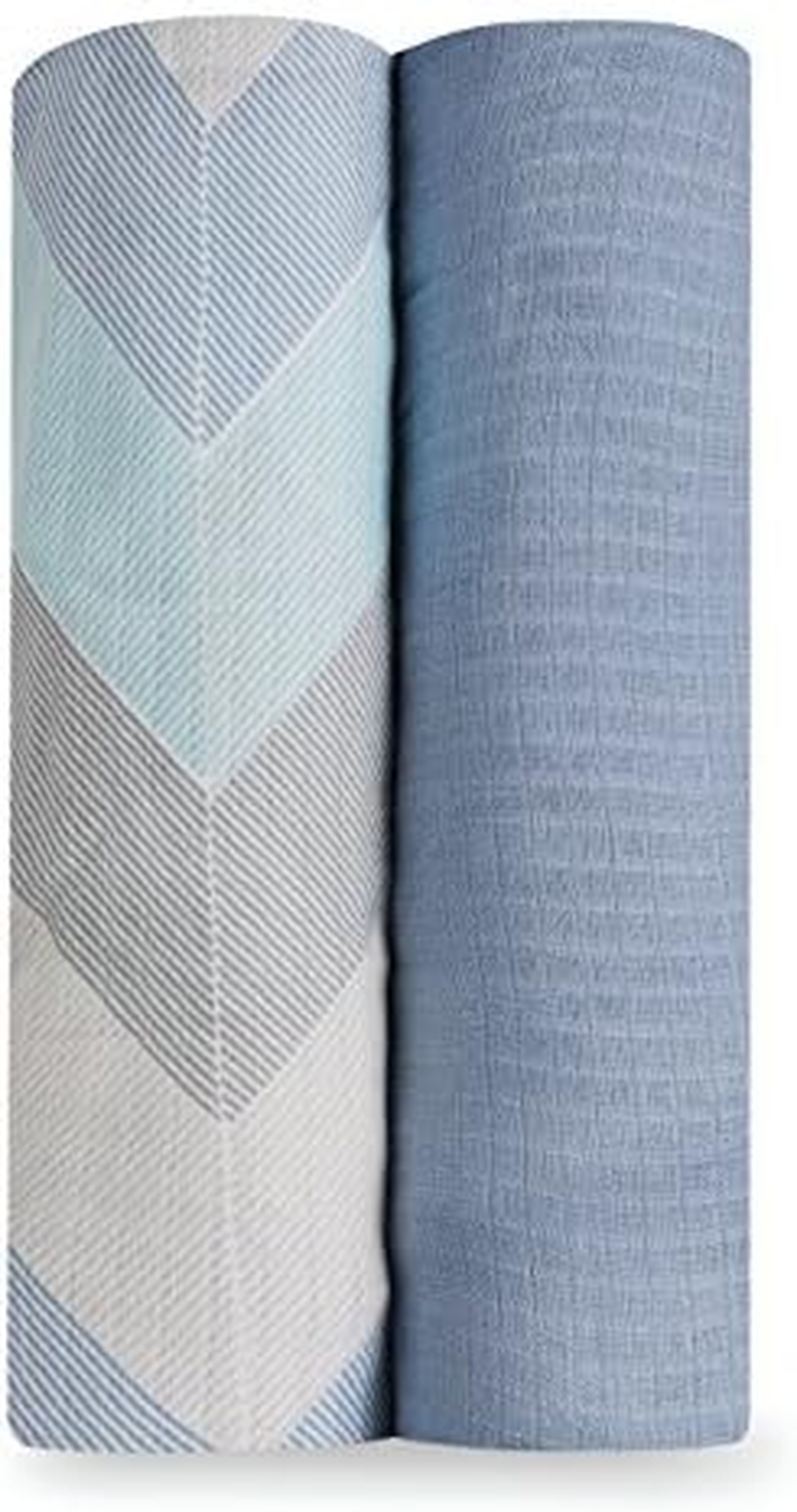 Aden + Anais Essentials Swaddle Blanket, Boutique Muslin Blankets for Girls & Boys, Baby Receiving Swaddles, Ideal Newborn & Infant Swaddling Set, Perfect Shower Gifts, 4 Pack, Alphabet Animals