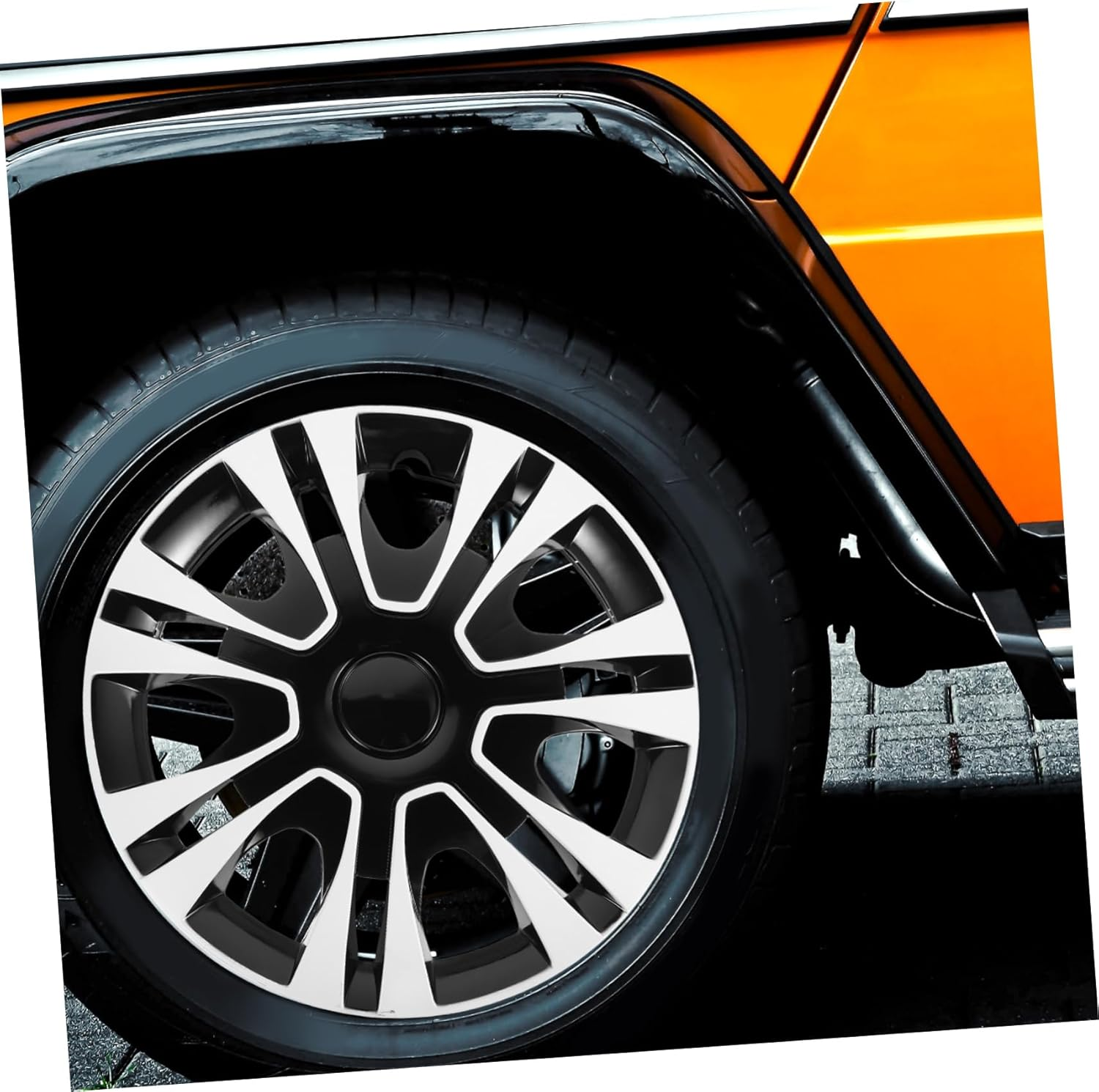 HEALEEP Car Wheel Wheel Cover Automotive Rim Protector Easy Fit Hubcap for Vehicles image number 6