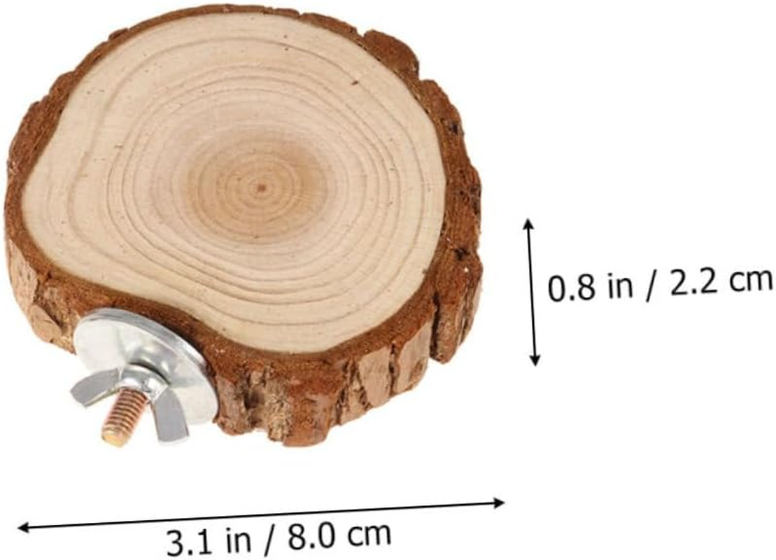 Hohopeti 2Pcs Bird Toys Bird Platforms Parrot Decoration Guinea Pig Hutch Gym Plaything image number 6