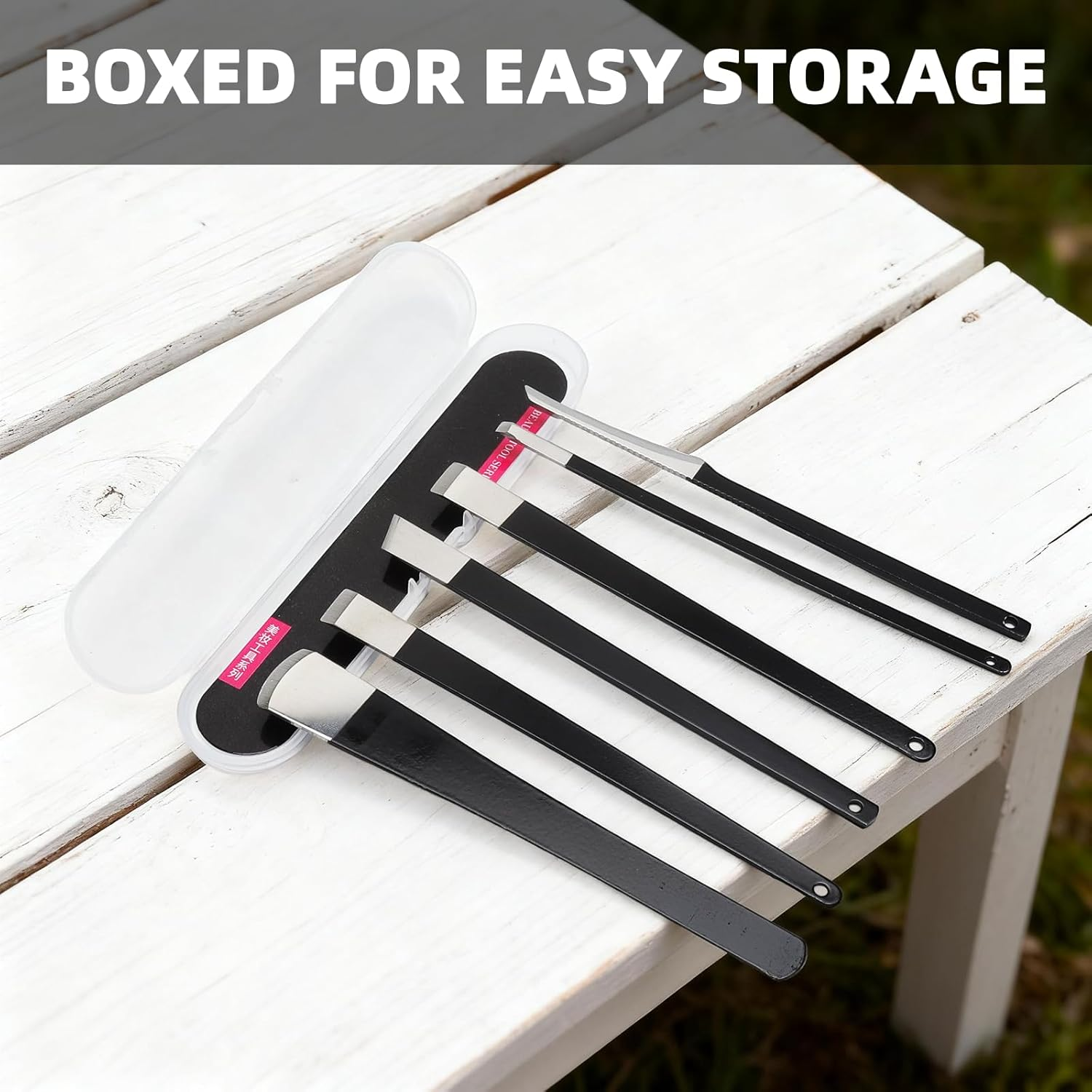 Stainless Steel Pedicure Set 6-Piece Professional Ingrown Toenails Set with Callus Obe, Pedicure Knife, Nail Lifter, Foot Care Set with Storage Box for Home, Travel Podiatry Instruments image number 1