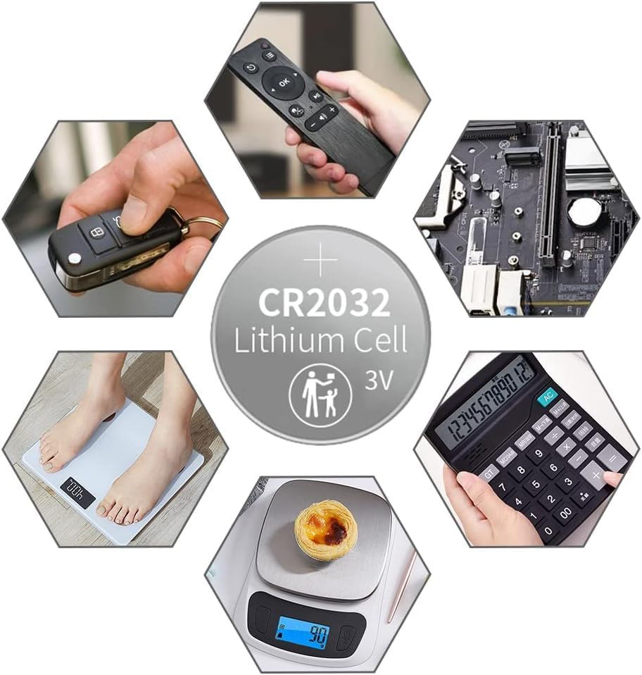 20Pcs CR2032 2032 Coin Button Cell Lithium Batteries Retail Pack Compliant with Coin Battery Safety Standards 2020 image number 1