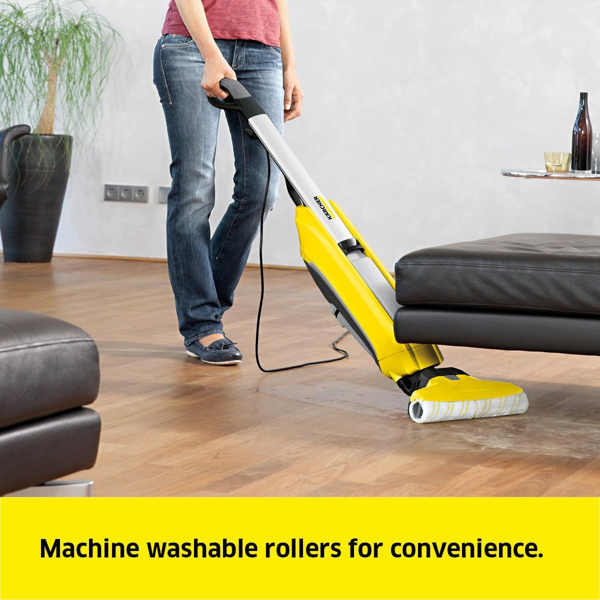 K&auml;rcher FC 5 Pet Hard Floor Cleaner; Dries in 2 Minutes, 300Ml Fresh Water Tank; 200Ml Dirty Water Tank; 300Mm Working Width; 7M Cable Length; 5.24KG image number 4