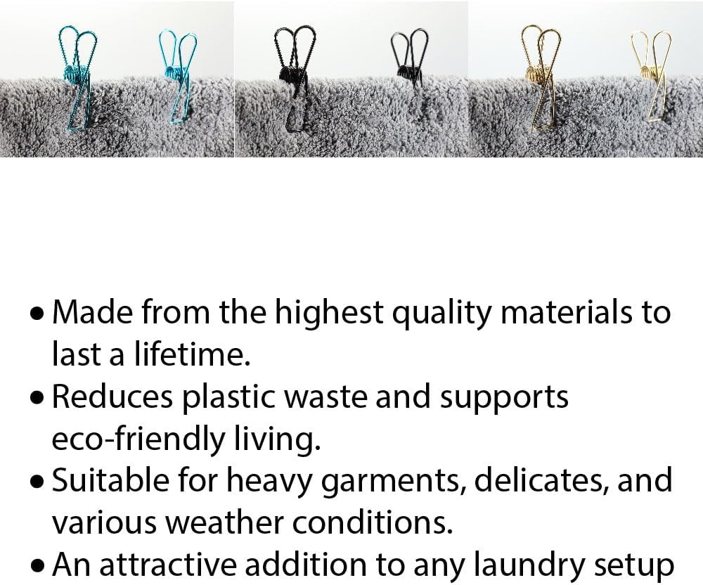 White Magic - Eco Basics Laundry Pegs Stainless Steel 20Pk image number 5