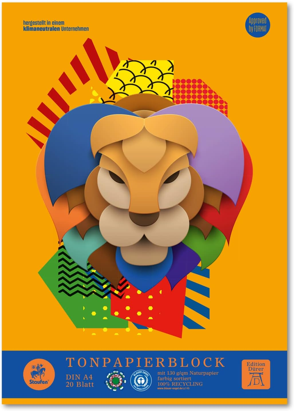 Staufen A4 Artist Set with 1 Drawing Pad, Artist Pad and Coloured Paper Pad image number 5