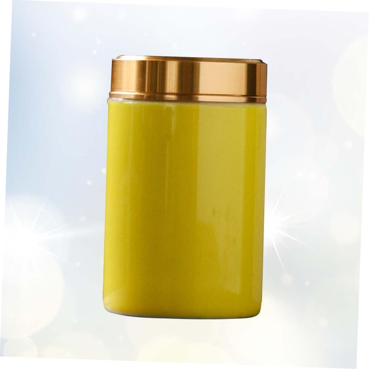 VILLFUL Mini Tea Can Ceramic Canister 85Ml Portable Sealed Food Storage Container Leak-Proof Design for Travel Home Kitchen Use image number 3