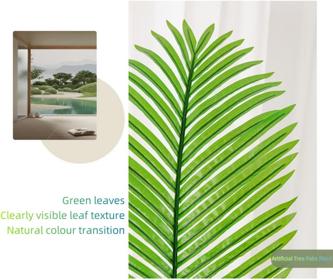 TBSITNS Artificial Areca Palm Tree- Faux Tropical Palm Plant Fake Tree,Green Plants Realistic Decorative Greenery,Modern Home Decor Indoor and Outdoor,Perfect Housewarming Gift (120Cm-8 Leaves) image number 2