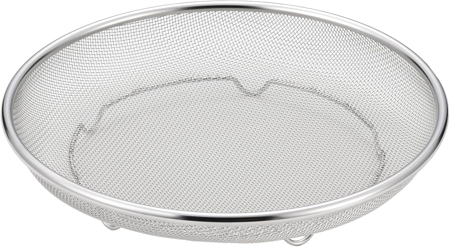 Yoshikawa SJ3794 Shape of Life Stainless Steel Strainer 9.8 Inches (25 Cm) image number 3