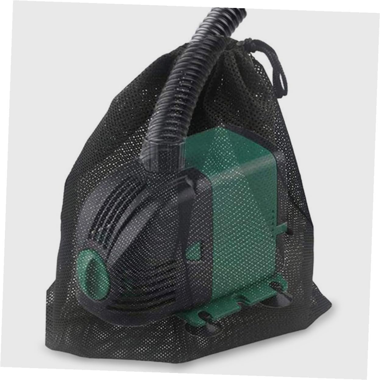 LALAFINA Large Drawstring Mesh Filter Bag for Pumps Outdoor Aquarium Protection Fine Polyester Barrier Media Bag for Clean Water Filtration image number 3