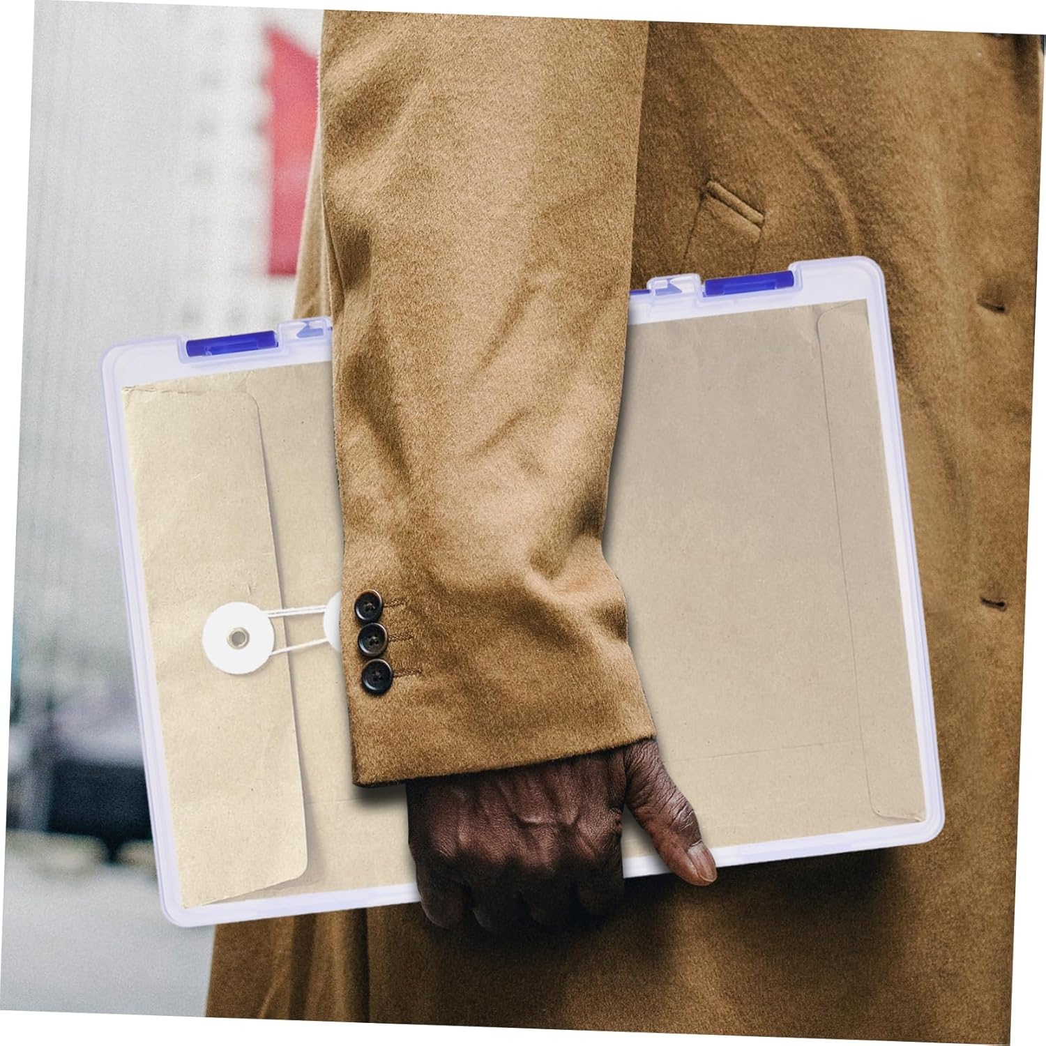 Operitacx Wear-Resistant File Case for Desk Accessories Multi-Function File Organizer for Office Storage Convenient Study Supplies for Home Office