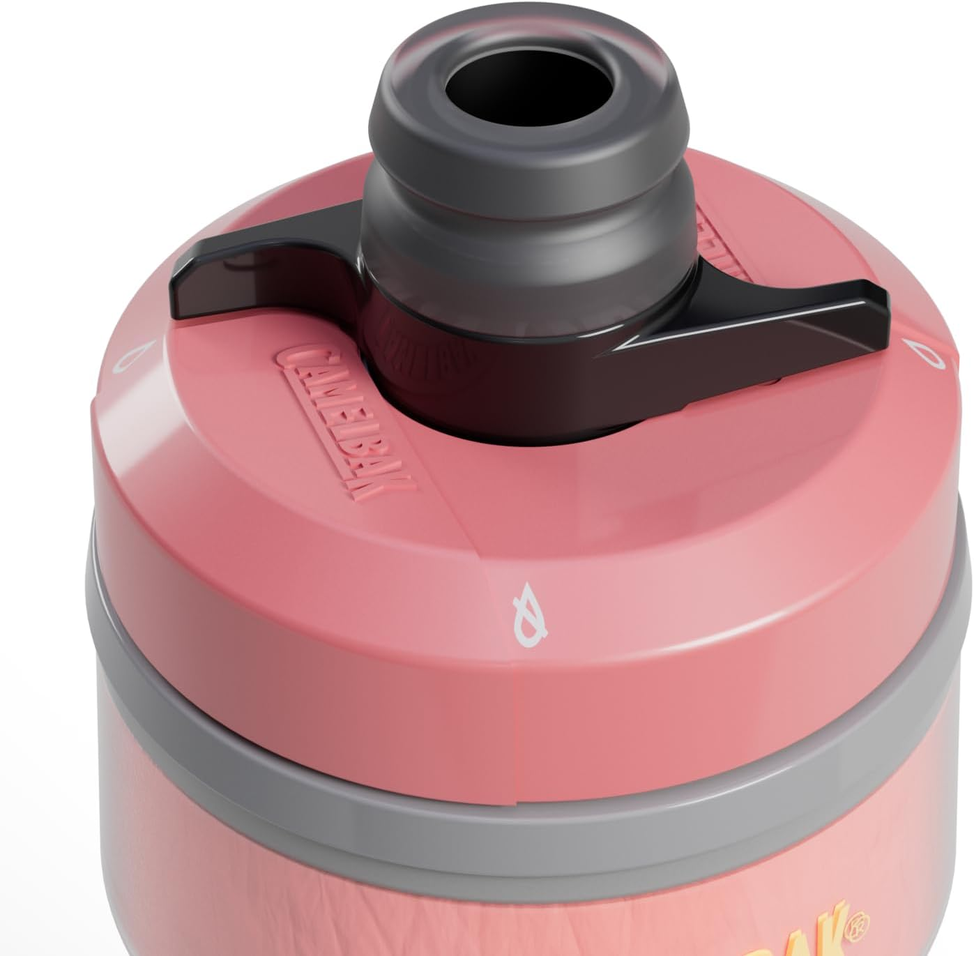 Camelbak Podium Chill Insulated 21Oz Bike Water Bottle - Easy Squeeze Bottle - Fits Most Bike Cages, Coral Sunset - Coral Sunset image number 5