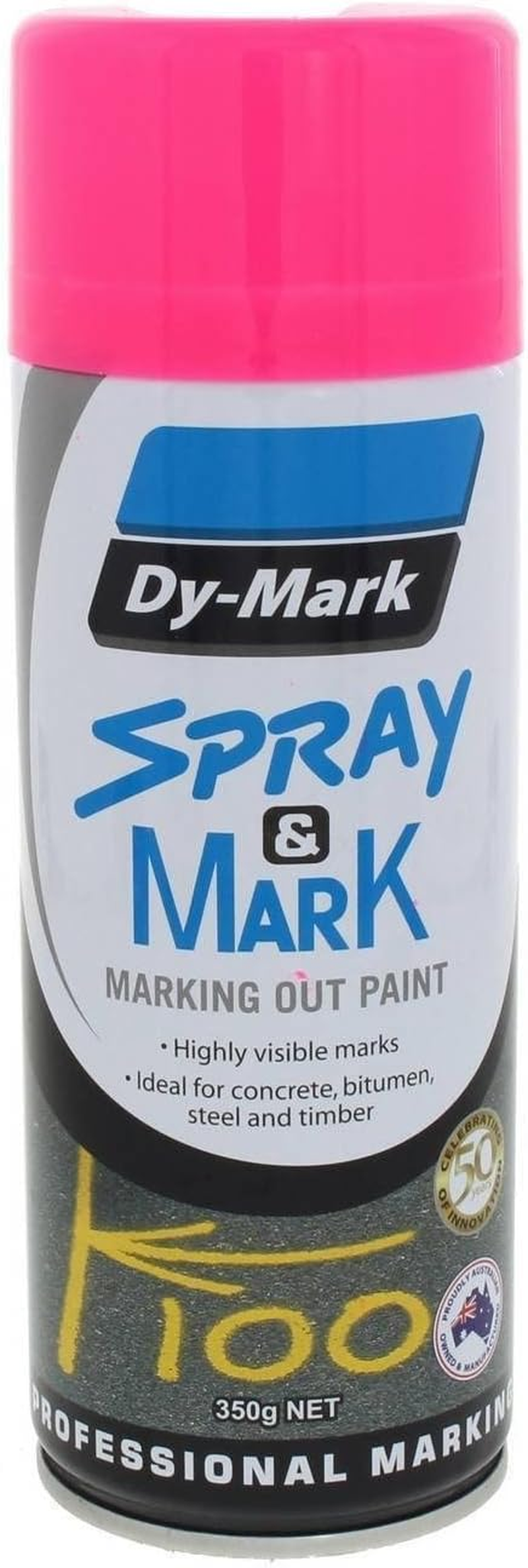 Dy-Mark Spray and Mark Paint 350 G, Fluoro Pink