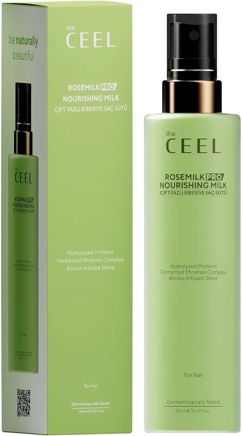 The Ceel Rosemilk Pro Nourishing Leave-In Hair Milk &ndash; with Hydrolyzed Proteins, Fermented Minerals & Amino-Infused Shine &ndash; Detangles, Strengthens & Softens &ndash; 150Ml - 5.07 Fl.Oz image number 2